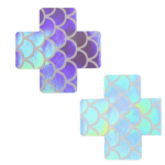 MERMAID CROSS NIPPLE COVERS